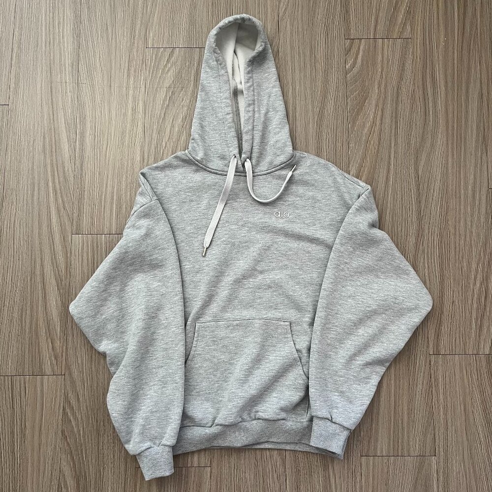 Alo Yoga Gray Accolade Hoodie (Size S)